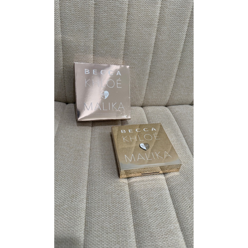BECCA x Khloe Kardashian Malika Haqq BFFs Bronze Blush & Glow Face Palette Gold